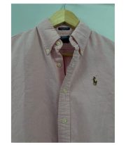 Classic Pink Button-Down Oxford Shirt - Image 2