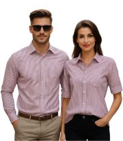 Elegant Striped Dress Shirt