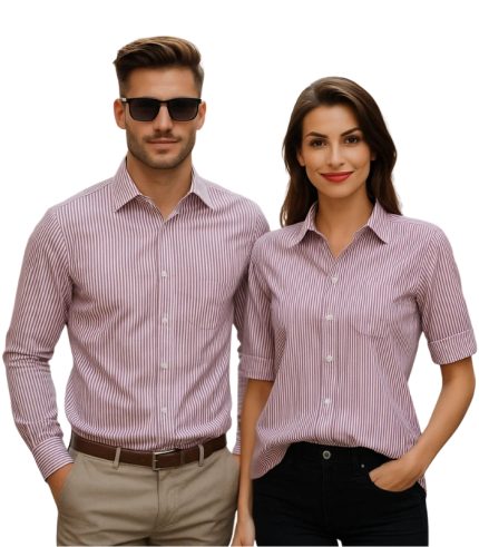 Elegant Striped Dress Shirt