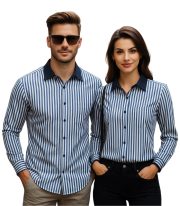Contemporary Striped Casual Shirt
